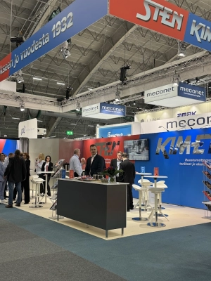 Kimetin ja Stén-konsernin messuosasto Alihankinta 2025 -tapahtumassa Tampereella